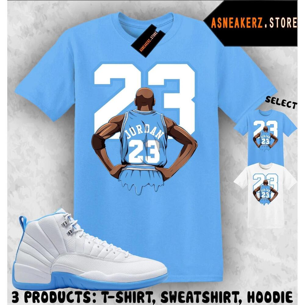Shirt To Match Aj 12 Melo Matching Tee Mj Back 23 T-Shirt
